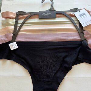 JASON WU Women's 5-Pack Thong Everyday Chic WE54467 X-Large  MSRP $54 NEW w TAGS